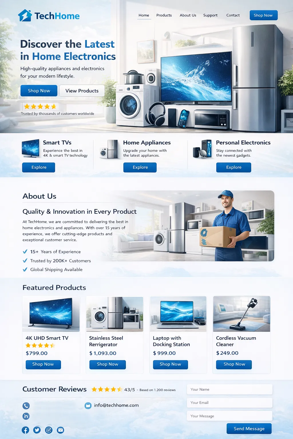 千旭建站关于电器公司外贸网站建设设计稿