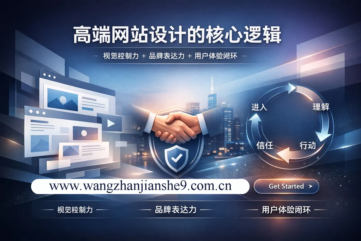 高端网站设计的核心逻辑：从视觉高级感到用户体验闭环-高端网站建设