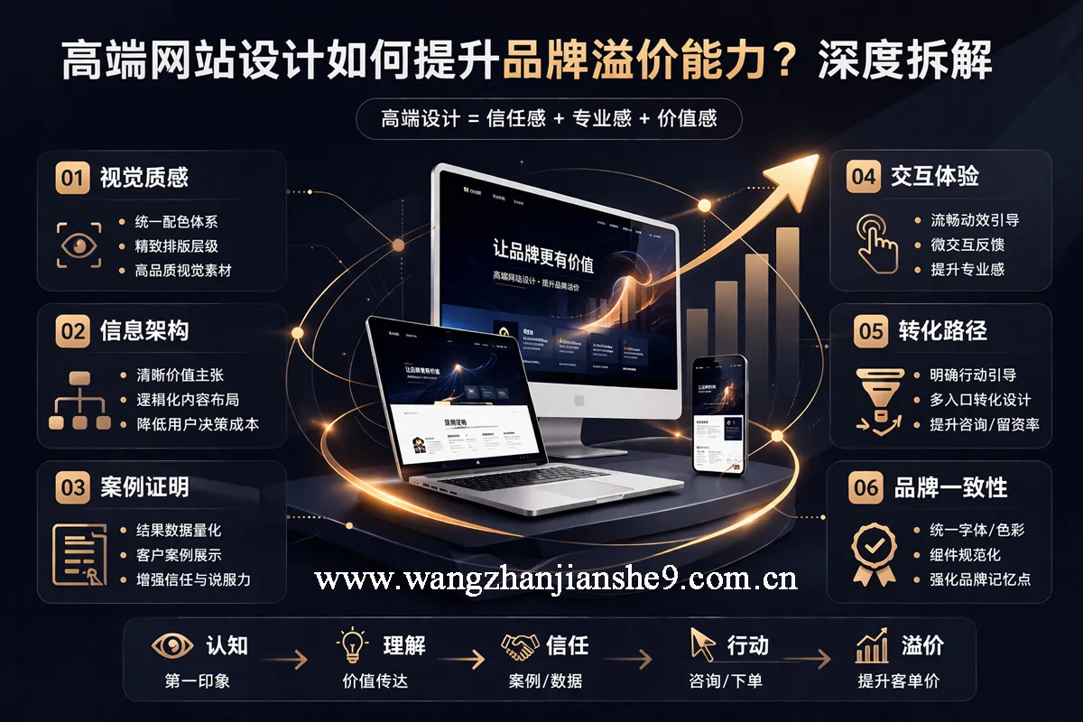 高端网站设计如何提升品牌溢价能力？深度拆解 