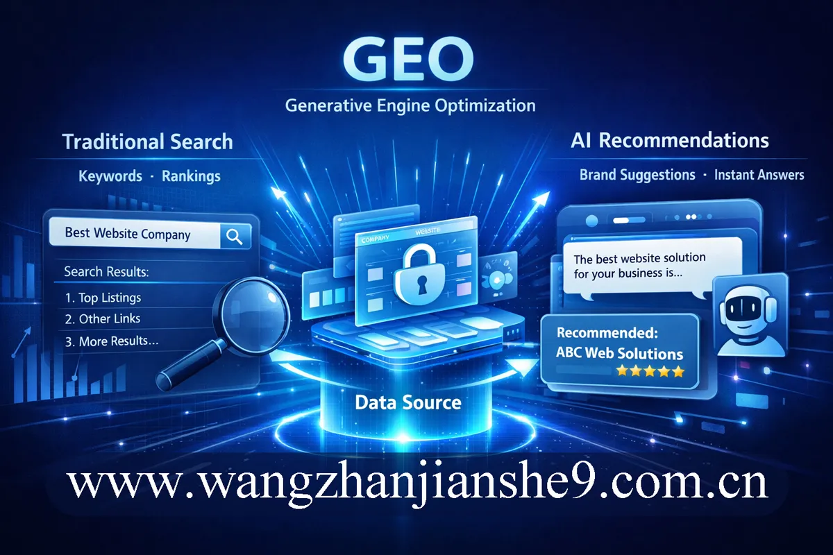 公司网站GEO解决方案：从&ldquo;被搜索&rdquo;到&ldquo;被AI推荐&rdquo;的流量新范式